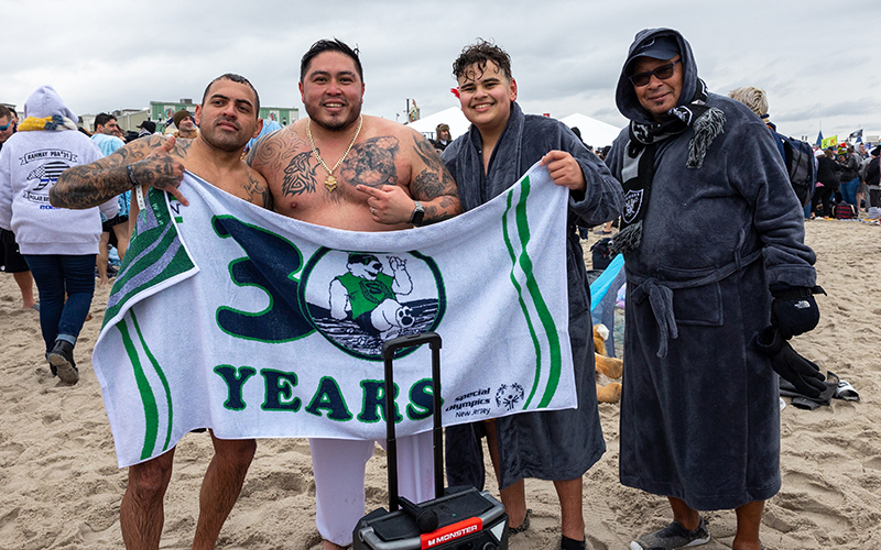 Polar Bear Plunge at Seaside Special Olympics New Jersey